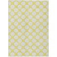 thumbnail image 2 of HomeRoots 595284 5 x 8 ft. Yellow & Gray Polka Dot Washable Indoor & Outdoor Rectangle Area Rug, 2 of 5