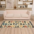 thumbnail image 2 of Yayeee Runner Rug for Bedroom 2'x6' Machine Washable Hallway Non Slip Mat, Red Geometric, 2 of 8