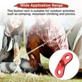 thumbnail image 3 of Uxcell Rope Tensioner Aluminum Alloy [20PCS] - Guyline Cord Adjusters - [Red] Tent Rope Adjuster, 3 of 7