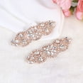 thumbnail image 1 of CHICHUMID 2Pcs Women Girdle Dress Applique Rhinestone Embellishments Rosy Golden for Evening Prom Clothes, 1 of 1