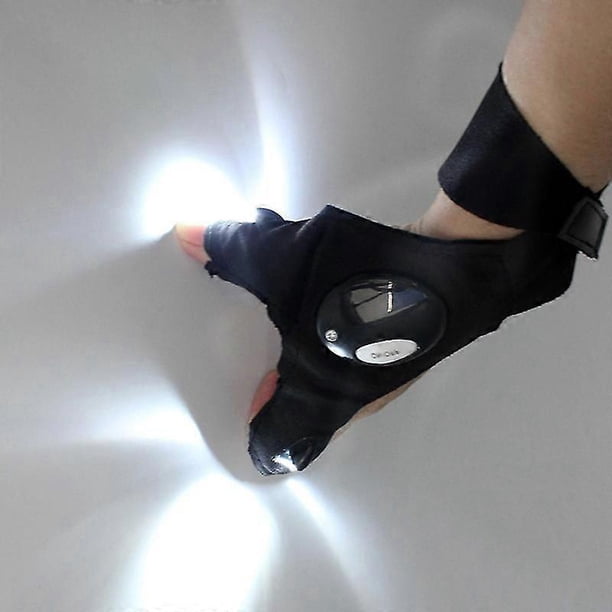 Guante con linterna LED, guantes para exteriores, rescate y pesca nocturna.