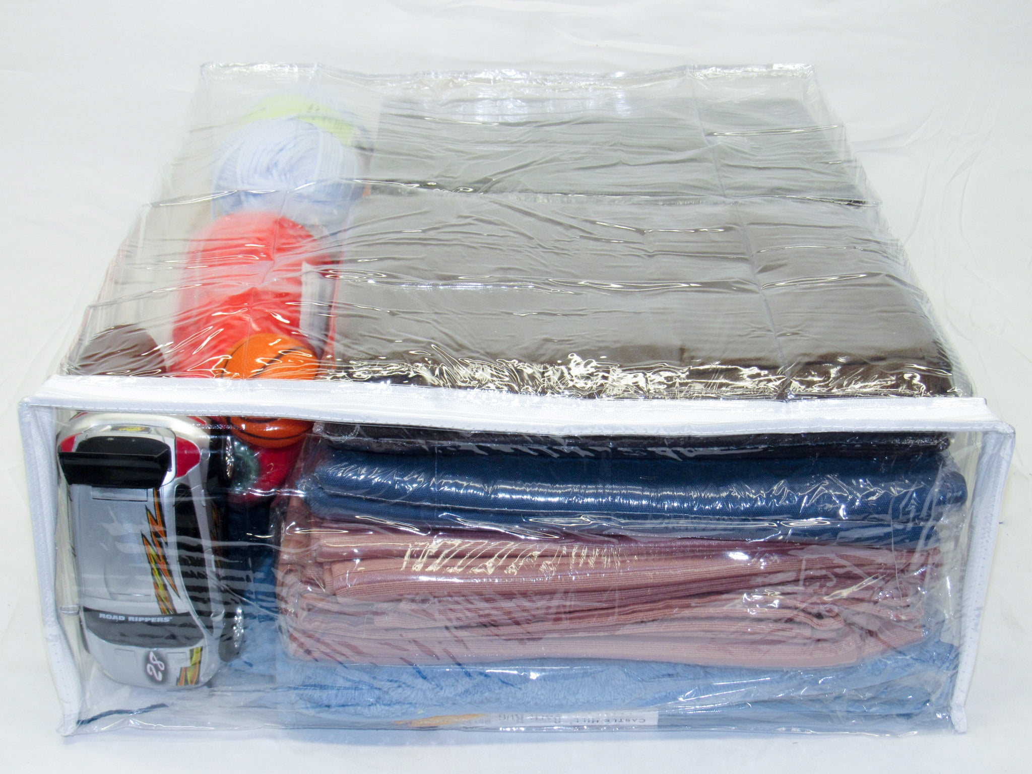 10-Pack Heavy Duty Vinyl Zippered Storage Bags Clear 15