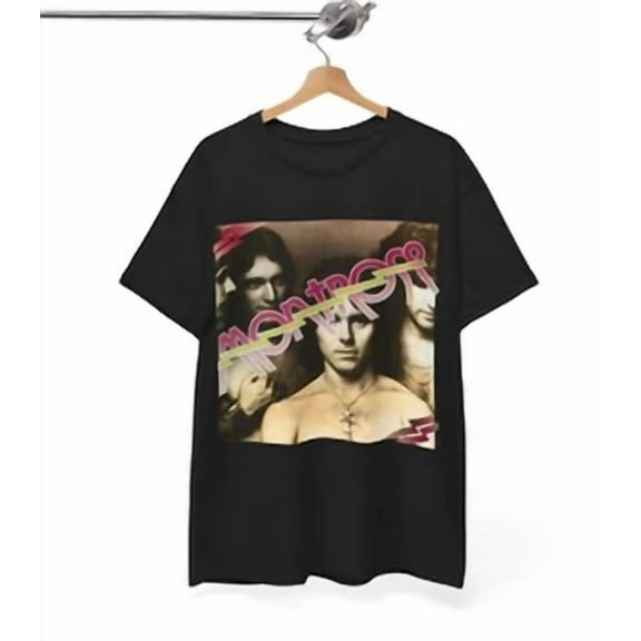VINTAGE Cotton T-Shirt The Very Best of Montrose Album Tee Ronnie Montrose