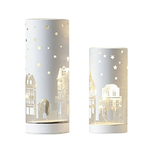 Illuminated Glass Christmas Tree: Exquisite Holiday For Hotels Windows And Dining Tables