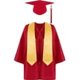 thumbnail image 3 of Conjunto de toga y birrete de graduación NQ unisex Accesorios de traje de graduación, 3 of 5