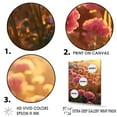 thumbnail image 3 of Designart "Sunset Pink Carnation Meadow" Carnations Floater Framed Canvas Wall Art, 3 of 5