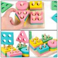 thumbnail image 4 of Miangastore 1 Ensemble de Jouets de Construction pour Enfants Inspiration Imagination Formes Géométriques Carrées, 4 of 8