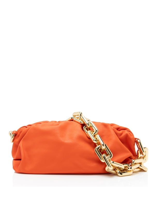 Pre-Owned Bottega Veneta Calfskin The Chain Pouch