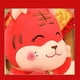 thumbnail image 1 of 2022 Zodíaco Vaca Y Tigre Juguete De Peluche Bebé B, 1 of 2