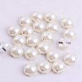 thumbnail image 4 of Sewing Pearl Beads Rhinestones Sew On Pearl Rhinestones with Silver Claw Flatback Half Round Pearl for Craft Garment (Silver Claw, 10mm), 4 of 5