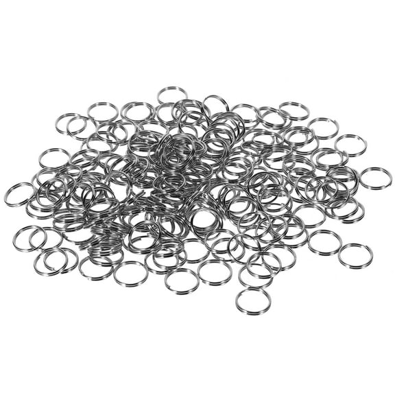 200 Pcs Open Ring Key Ring Keychain Accessories Bulk Key Rings Key Chain Rings Split Rings Keychain Rings Bulk
