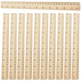 thumbnail image 1 of Miangastore 20pcs Household Wood Rulers Multi-function Straight Rulers Painting Straight Rulers Wooden Rulers, 1 of 8