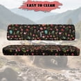 thumbnail image 3 of FKELYI Butterfly Hippie Flower Print UTV Seat Cover Waterproof Powersports Seats Covers Anti-Dust Mule Bench Seat Cover Compatible with Mule SX 2017-2023 Interior Decor, 3 of 7