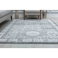 thumbnail image 4 of Harper HY60H Ice Cube Silver Abstract Vintage Gray Area Rug, 5'3" x 7'0", 4 of 5
