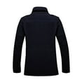thumbnail image 3 of Tawop Men's Jacket Long Sleeve Zip Hoodless Casual Solid Mens Clothes,Black,XL, 3 of 3