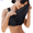 Black, variant on Upgraded Solid Color Camisole Undershirt Women With Bra Pads Sleeveless Inner Summer Padded Bras