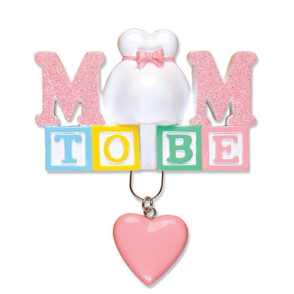 Mom To Be Personalized Christmas Ornament DO-IT-YOURSELF