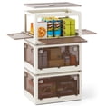 thumbnail image 1 of Costway 3 Pack Stackable Storage Bins with Lids 34.5 Gallon Collapsible Plastic Container Box, 1 of 10