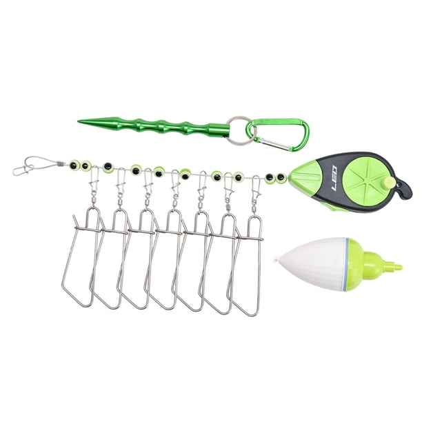 Soporte para larguero de pesca, larguero de bloqueo para peces, alambre de pescado grande, candado para peces, larguero para Kayak para lucioperca, Pequeño