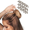 thumbnail image 3 of Kitsch Pro Bun Twist - Spin Type Pins - Ponytail Holder - 3 Count (Brown), 3 of 18