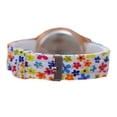 thumbnail image 7 of Hevirgo Women Flower Print Silicon Band Arabic Numerals Dial Quartz Wrist Watch, 7 of 7