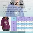 thumbnail image 3 of DondPO Long Sleeve Shirts for Women Sweatshirt for Women Women Summer Cotton Top Fashion Plus Size Tshirt Round Collar Mid Jacquard Blouses Casual Loose Tunic Tee Womens Tops Plus Size Tops Blue XL, 3 of 6