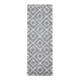 thumbnail image 3 of Unique Loom Trellis Shag Collection Area Rug - Ruth (2' x 6' Runner Gray/Ivory), 3 of 11