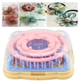 thumbnail image 4 of Kit de telar para tejer flores, juego de herramientas para hacer flores de hilo de lana DIY con aguja, dispositivo para tejer flores cuadradas, 4 of 5