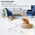 thumbnail image 3 of pelota interactiva para gatos con luz LED y hierba gatera, 3 of 5