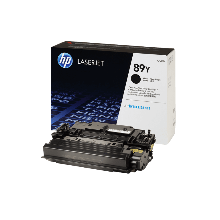 HP 89Y Extra High Yield Black LaserJet Toner Cartridge, ~20,000
