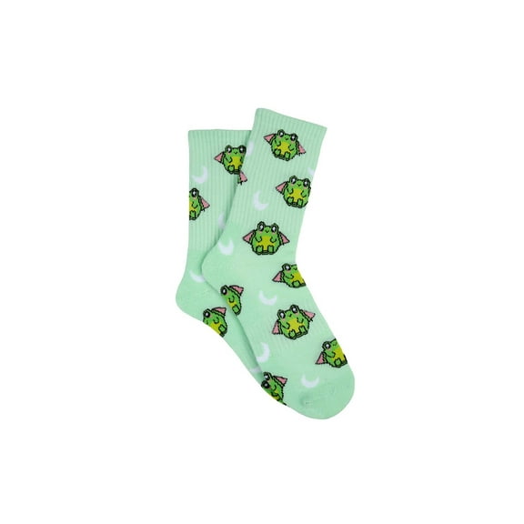 Everything Legwear Halloween Frog Bat Athletic Crew Sock