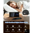 thumbnail image 2 of Simple Digital Alarm Clock for Bedroom - Easy to Use with Large 7.5" Display, Dual Alarms, Dimmable, USB Charger & Battery Backup, 12/24H & DST - Plug-in Electric Clock for Heavy Sleepers,Senior, 2 of 4
