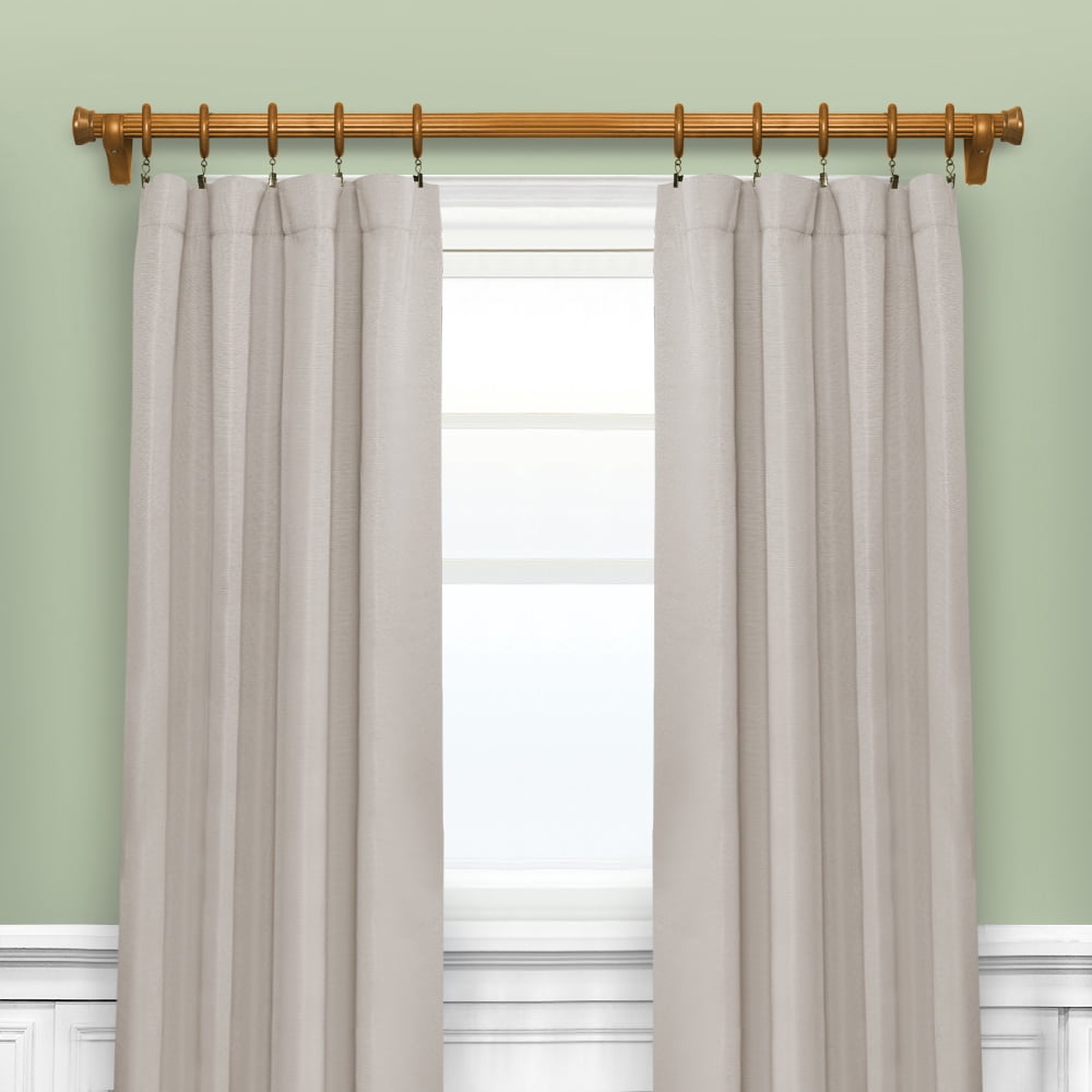 Wood End Cap Finials in Heritage Oak for 1-3/8" Wood Pole (2-Pack)