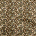 thumbnail image 1 of oneOone Rayon Brown Fabric Abstract Fabric For Sewing Printed Craft Fabric By The Yard 56 Inch Wide, 1 of 4