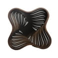 thumbnail image 4 of Papella Model Susan Brown Wooden Coffee Table with Glass Rustic Table Natural Walnut Color Center table Mesa de centro Farmhouse big desk livingroom furniture whiskey color tables Free Form, 4 of 5