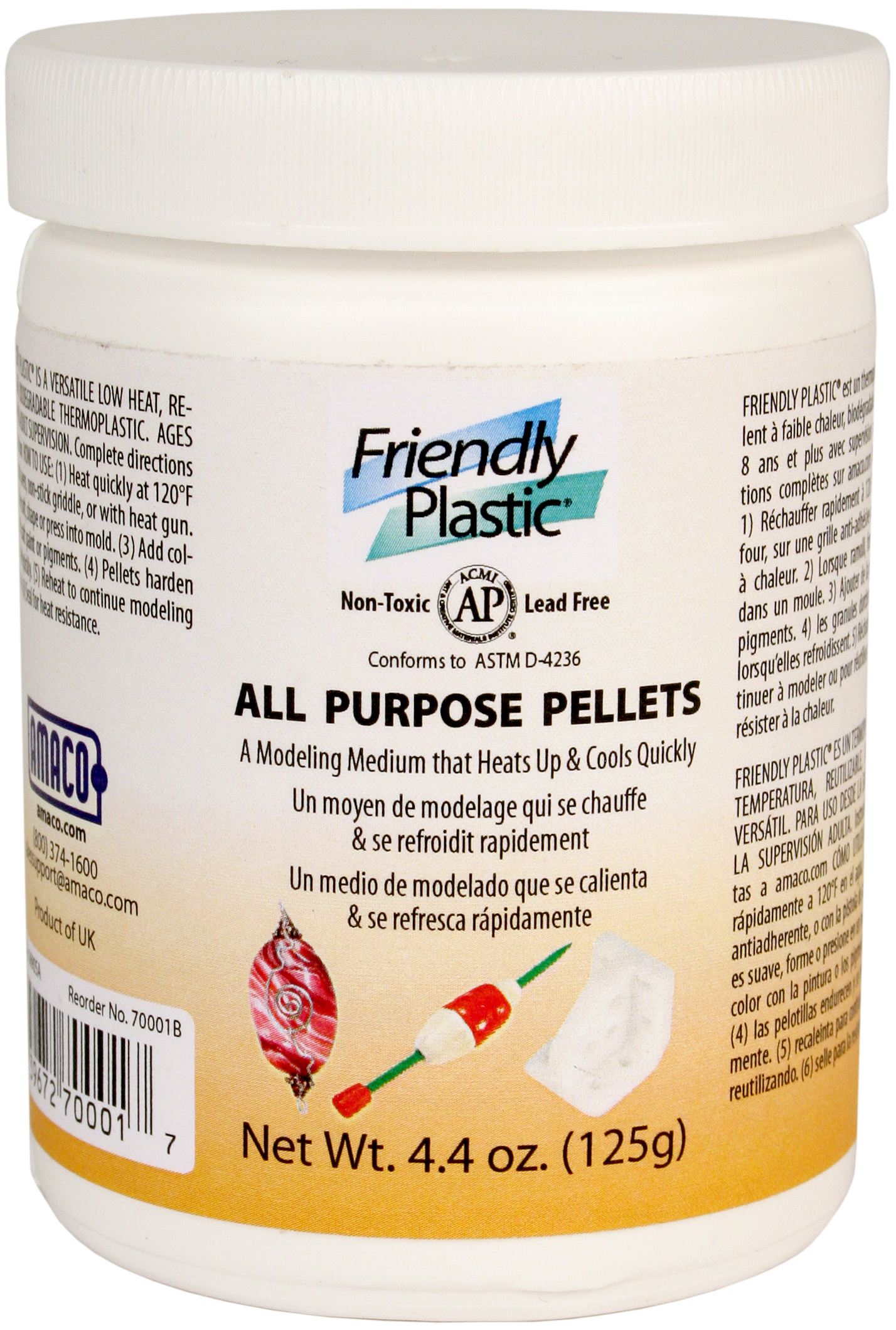 Friendly Plastic Pellets 4.4OzIvory Walmart Canada