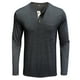 thumbnail image 1 of Camiseta de manga larga para hombre, blusa básica de color puro con músculos carnosos Pompotops oipoqjl7978, 1 of 5