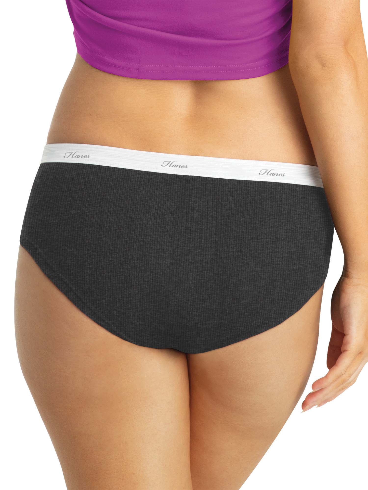 Hanes Women's Ribbed Cotton Hipster