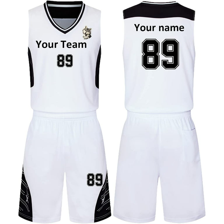 black jersey basketball design
