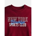 thumbnail image 2 of Wonder Nation Little Boys Crewneck Graphic Sweatshirt with Long Sleeves, Sizes 4-10, 2 of 3