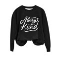 thumbnail image 2 of Qiopertar Mode Femmes Décontracté Manches Longues Imprimé Col Rond Chandail en Molleton Sans Capuche Blouse Offres de la Semaine Liquidation Moins de 5$ jusqu'à 90 % de Réduction, 2 of 3