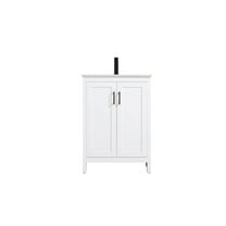 Elegant Kitchen and Bath Finnley 24 Inch Single Bathroom Vanity In White