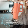 thumbnail image 4 of 1pcs Portable Thermal Mug Stainless Steel Straw Mug Car Portable Thermal Mug, 4 of 6
