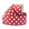 thumbnail image 1 of Cinta decorativa Royal Imports con lunares, 6,4 cm x 23 m, color rojo, 1 of 6