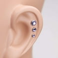 thumbnail image 3 of Gem Sparkle Cartilage Tragus Earring, 3 of 4