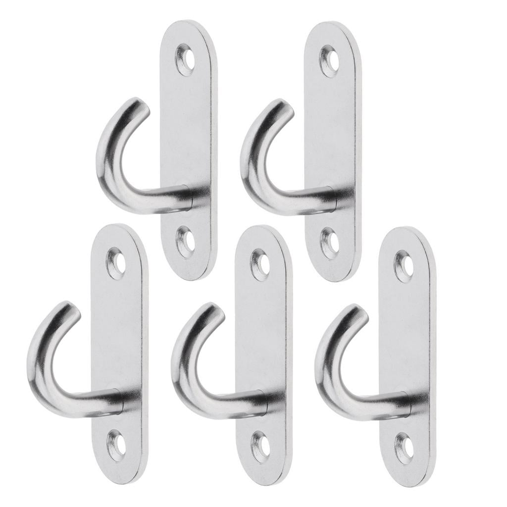 5 Set Stainless Mount Ceiling Hooks, Swag Hooks, Ceiling Hanger