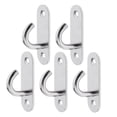 thumbnail image 1 of 5pcs M5 Wall Mount Coat Hooks, Hook Rack/Rail Wall Hook Rack for Hanging Clothes, 1 of 8
