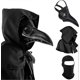 thumbnail image 1 of Halloween Plague Doctor Mask Plague Doctor Costume Obito Mask Steampunk Halloween Mask Horror Scary Halloween Mask Costume Props For Party Prom Hallow, 1 of 5
