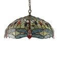 thumbnail image 2 of CHLOE Lighting EMPRESS Tiffany-style Blackish Bronze 3 Light Hanging Pendant 18" Wide, 2 of 5