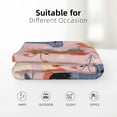 thumbnail image 5 of Cute Chicken Blanket, Pink Floral Chicken Blanket for Kids, Chicken Gifts for Chicken Lovers, Soft Cozy Flannel Throw Blankets for Bed Couch Sofa Chicken Decor 50x40 Inches, 5 of 6